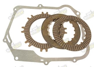 Spojkové lamely poloautomat+spiatočka pre ATV110/125 s tesnením