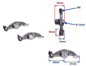 Vahadlá pre motor Loncin 250ccm OHC