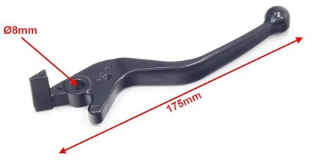 Brzdová páčka ľavá ATV110 ATV125 kotúčové predné brzdy 