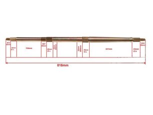 Os zadnej nápravy pre ATV 150/200ccm 818mm 42262161