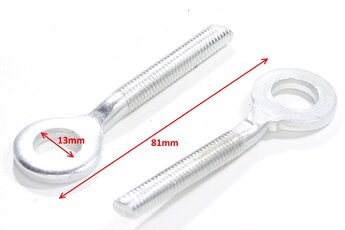 Šponovák zadnej vidlice pre ATV a pitbike 12mm otvor závit M8