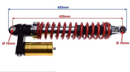 Tlmič pre Shineray XY250ST-9C automat 42cm predný