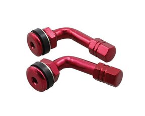 Ventil na disk skrutkovací [90°] - červený PVR70