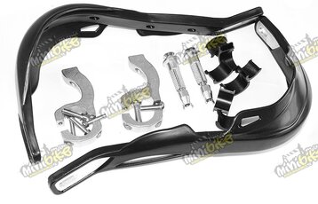 Blastre ochrana riadidiel hliníková výstuha 22/28mm čierne