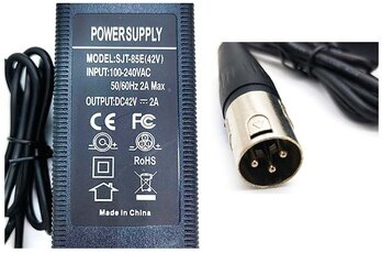 Nabíjačka 36V 2A e-bike pre kyselinové akumulátory max42V veľký konektor