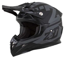 Prilba detska X1,9D ZED šedá matná/ čierna M