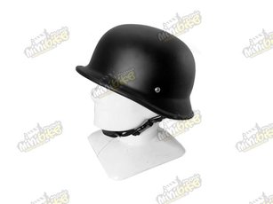 Prilba nemecká armáda čierna matná -L