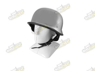 Prilba nemecká chrómová - zrkadlový lesk L