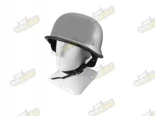 Prilba nemecká chrómová - zrkadlový lesk XL