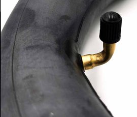 Duša 10x2,125 90°zahnutý ventil