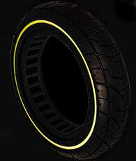 Pneumatika 9,2x2 (50-156) plná ultra-ľahká flourescenčná