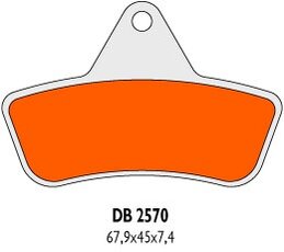 Brzdové obloženie DB2570QDN DB2570QDN