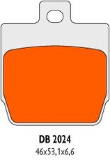 Brzdové obloženie Delta Braking Sinter DB2024SRN