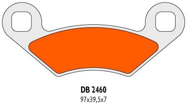 Brzdové obloženie Delta Braking Sinter DB2460QDN