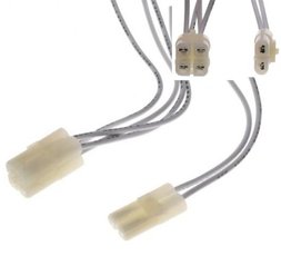 Konektor 6pin 4+2 CDI skútre GY6 dvojkonektor s tesnením zástrčka