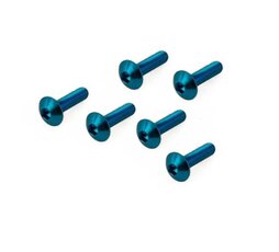 Skrutka M5x20mm alu modrá cena za 6kusov