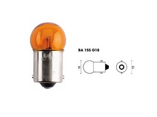 Žiarovka HQ 12V 10W orange BA15S G18