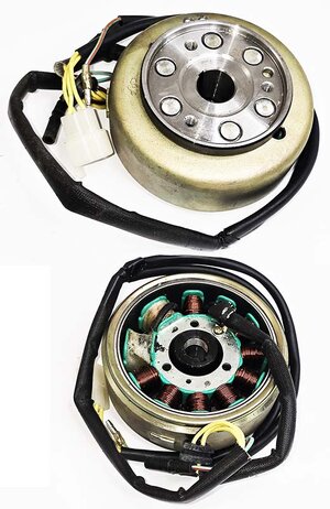 Stator a rotor pre čopre Jinlun250-5