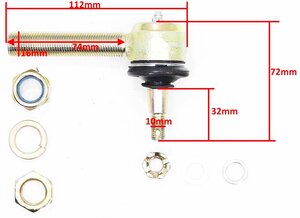 Čap ramena M16 M10 do náboja