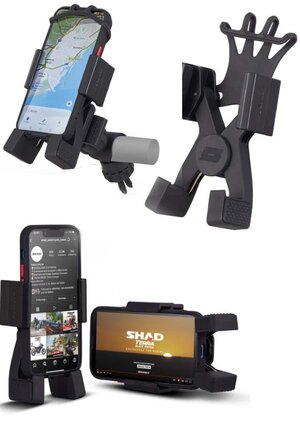 Držiak mobilu montáž na riadidlá Shad Držiak mobilu montáž na riadidlá Shad