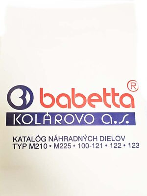 Katalóg Babetta  test 210 titulok