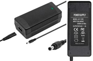 Nabíjačka 48V 54,6V 2A konektor 5,5x2,5mm