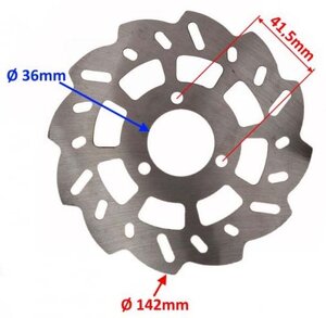 Kotúč brzdový minikros