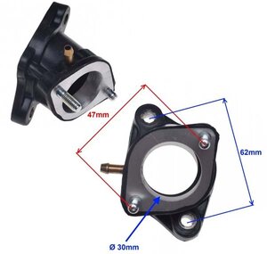 Príruba karburátora medzikus Shineray XY250