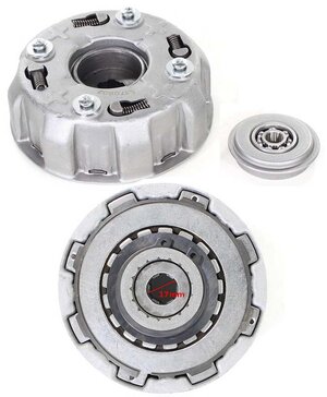 Spojka ATV poloautomat plechová ATV110 ATV125 so spiatočkou +ložisko