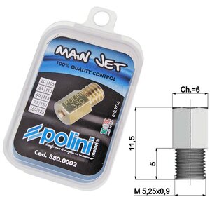 Trysky Mikuni od Polini 80 až 125 380.0002