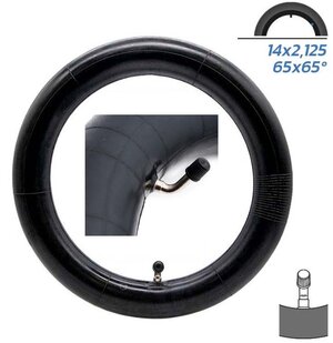 Duša 14x2,125 90°ventil 65x65