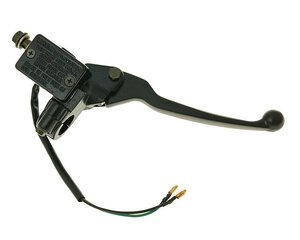 Brzdová pumpa pravá čierna - komplet