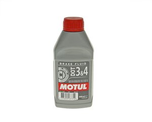 Brzdová kvapalina DOT3&4 Brake Fluid 500ml
