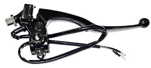 Páčka brzdová s držiakom zrkadla M8 a zaistením Dinli DL-A190085-00