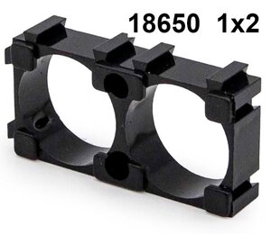 Držiak akumulátora 18650 dvojitý 10ks