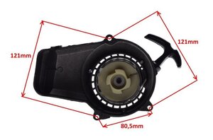 Štartér na minibike, minikros a quadrino typ2 kovový