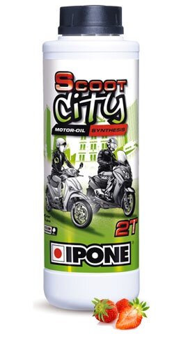Olej IPONE Scoot City 2T jahodová vôňa JASO M 345 FD
