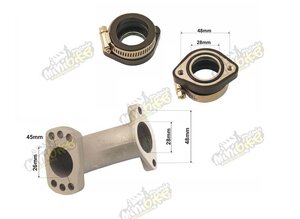 Príruba karburátora univerzálna nastaviteľná