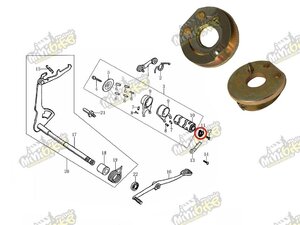 Podložka na uchytenie radiaceho bubna pre ZS W150 88004-G011-0000 Podložka na uchytenie radiaceho bubna pre ZS W150 88004-G011-0000