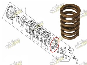 Pružina spojkového koša ZS W150 22142-JE15-0000