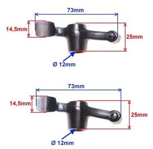 Vahadlá pre motor 156FMI 125,150cc Vahadlá pre motor 156FMI 125,150cc