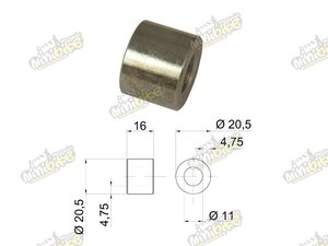 Valček vymedzovací 16mm 11mm