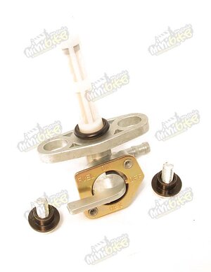 Ventil paliva pitbike YCF aj XR50 nastavitelný úchyt