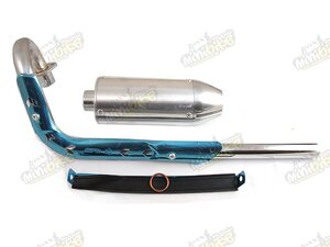 Výfuk pitbike s koncovkou koleno 32mm tlmič 85mm