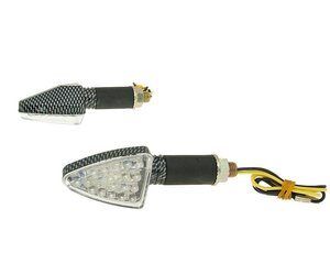 Smerovky Set M10 LED Karbón [Mini] dlhé