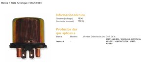 Štartovacie relé univerzálne 150A Štartovacie relé univerzálne 150A