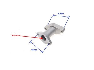 Príruba karburátora pre Romet Zetka Príruba karburátora pre Romet Zetka