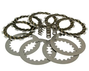 Spojkové lamely set zosilnené +20% pre Derbi EBE, EBS, D50B0