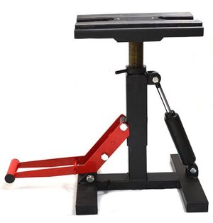 Stojan pod motocykel 26/35/43cm s tlmičom dosadania