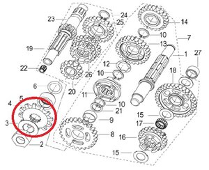 Záberové koliesko 428 13z Keeway RKV 125 Záberové koliesko 428 13z Keeway RKV 125